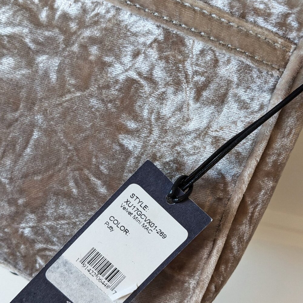 REBECCA MINKOFF Mini Mac Velvet Convertible Crossbody Clutch - Picture 11 of 13